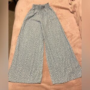 American Eagle flower print flowy pants